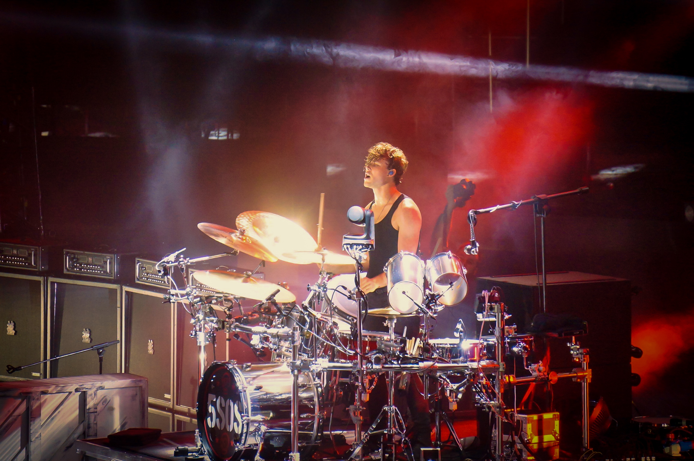 5sos ashton on drums