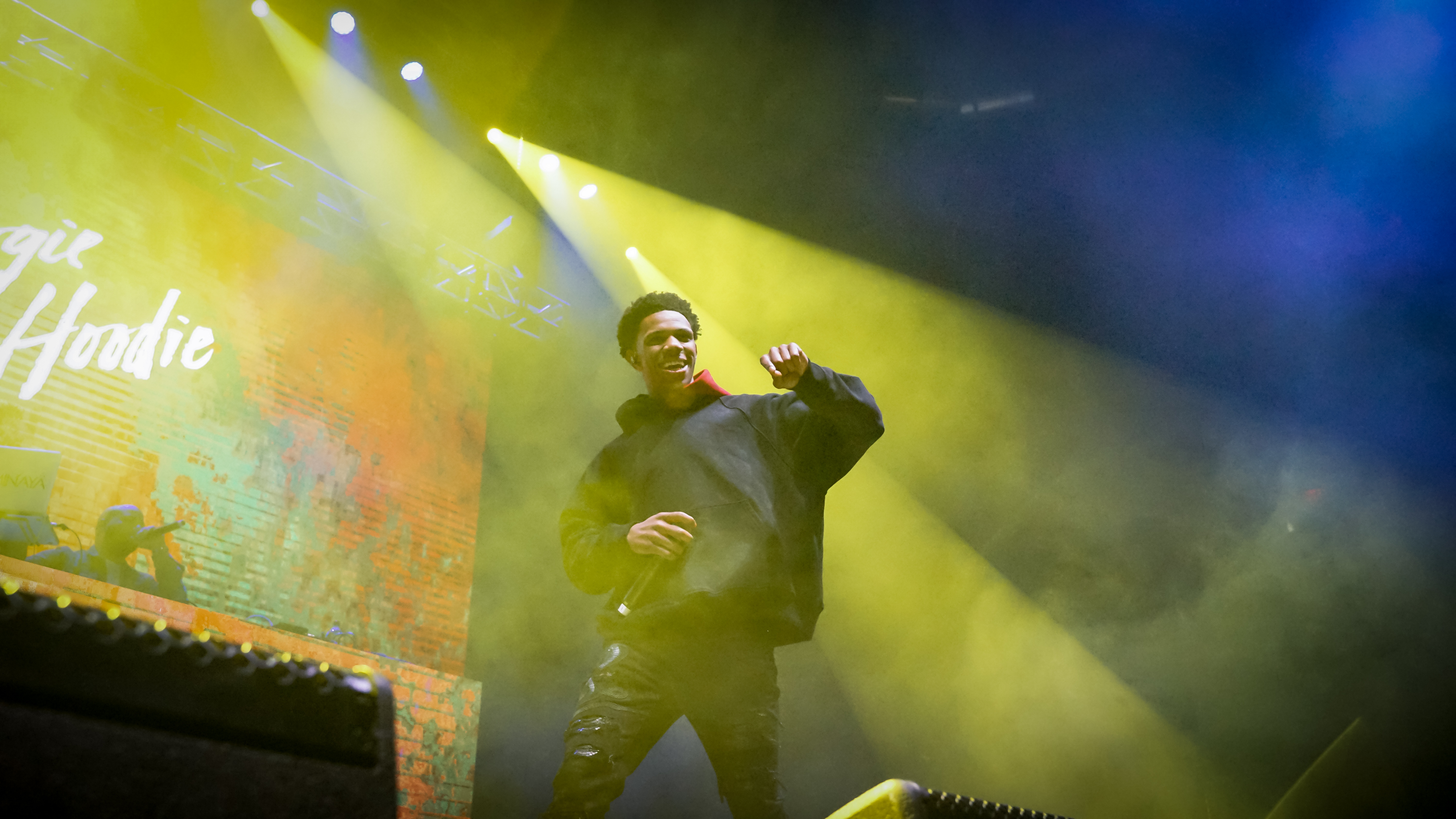 Black and White of Piano Player