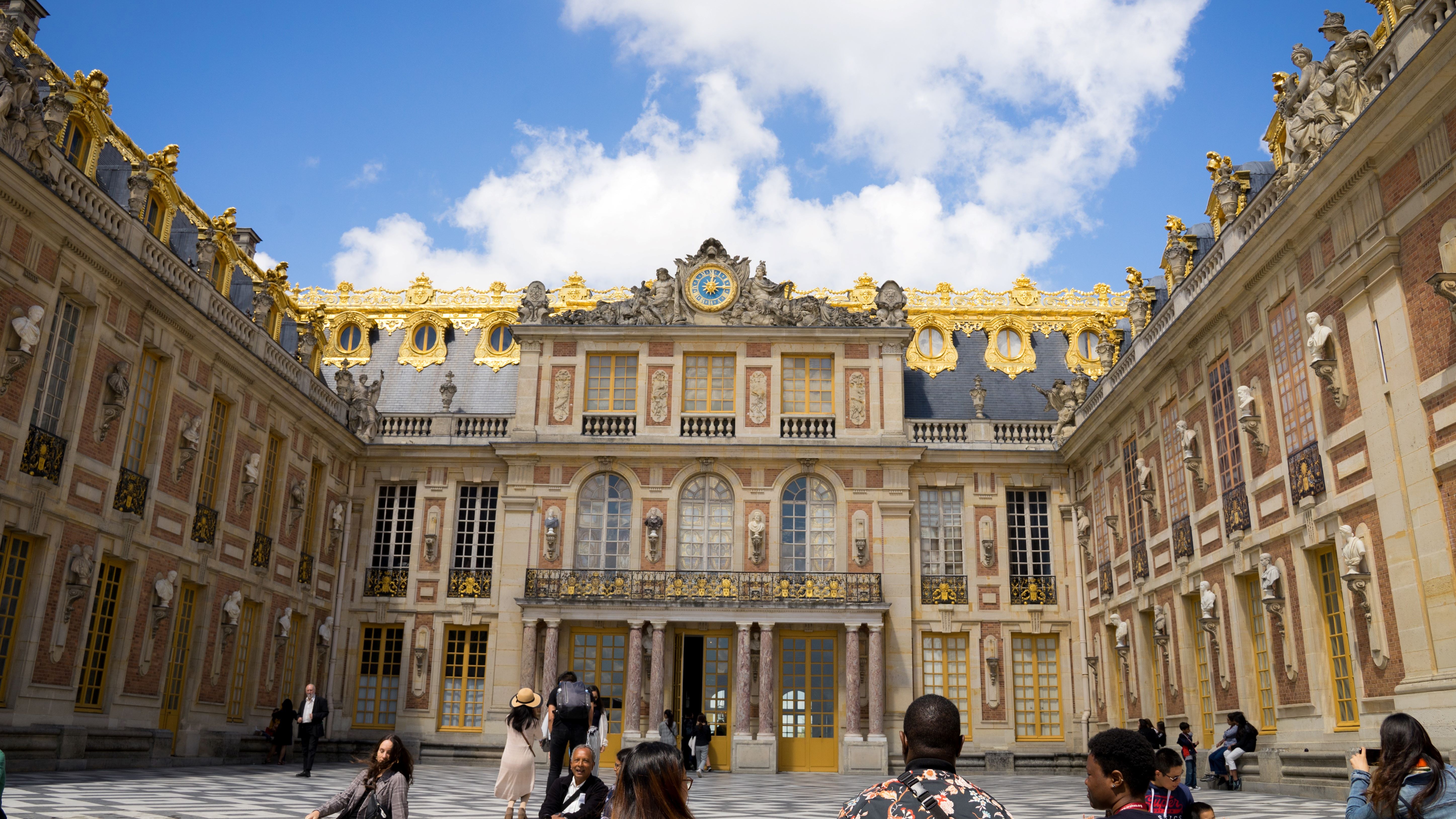 View of Versaille from the Courtyard