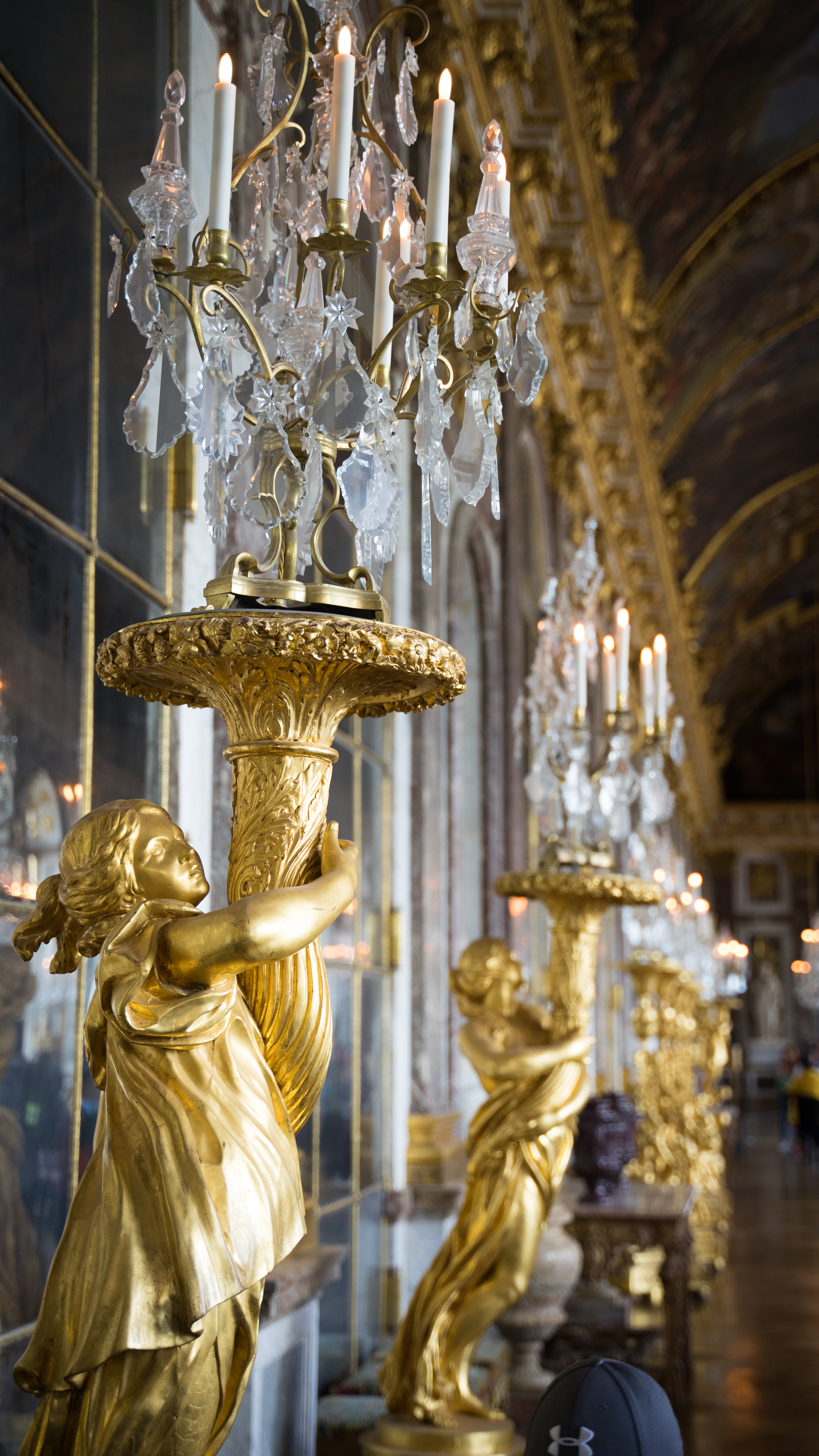 Chandeliers at Versaille